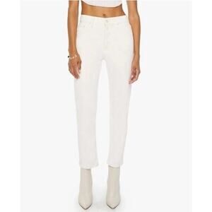 Mother Denim Jeans The Tomcat Ankle Cream Puffs Straight Leg Women's Size 26